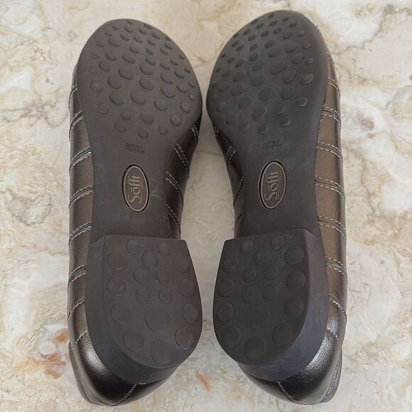 Soft Leather Ballerina Flats Bronze - Picture 13 of 13